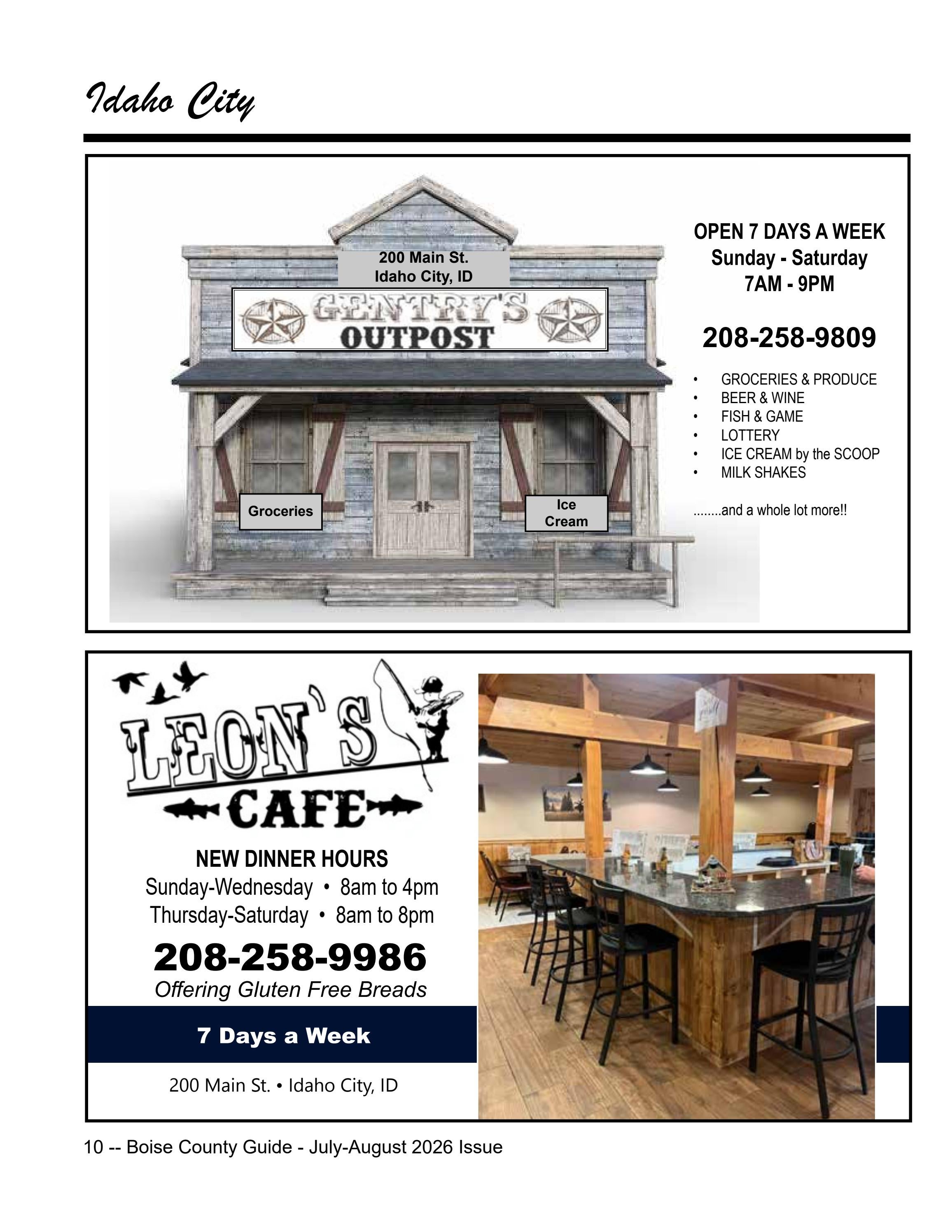 Boise County Guide page 10