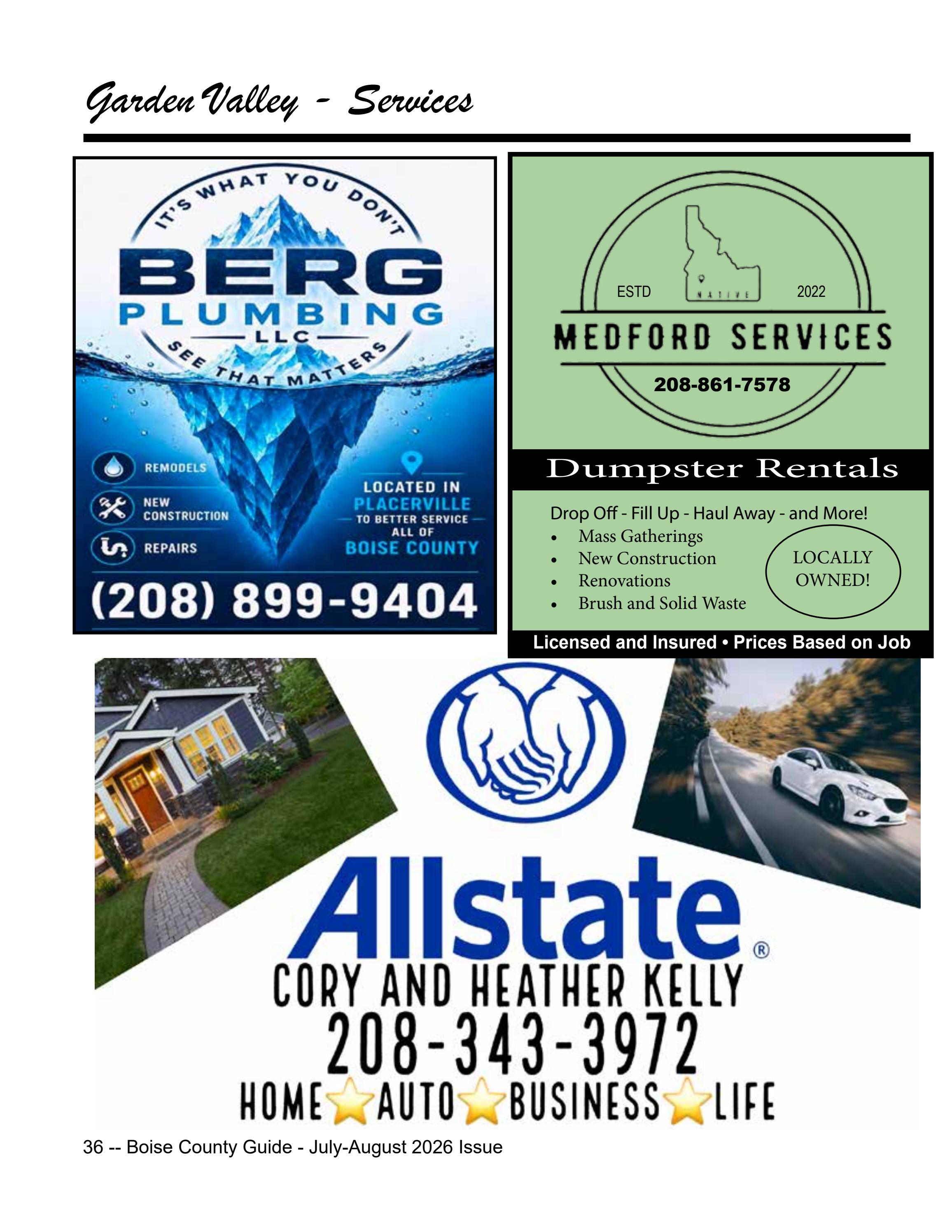 Boise County Guide page 36