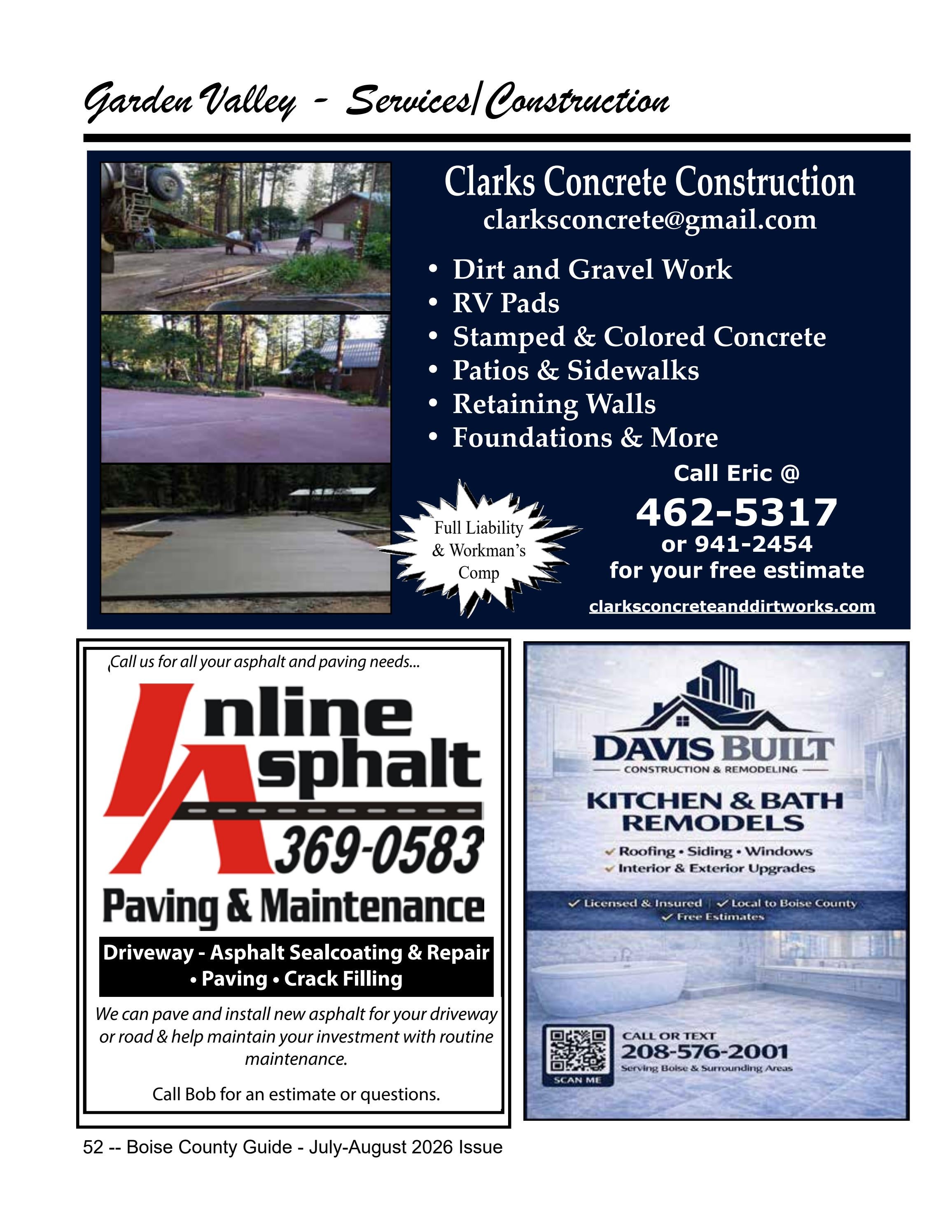 Boise County Guide page 52
