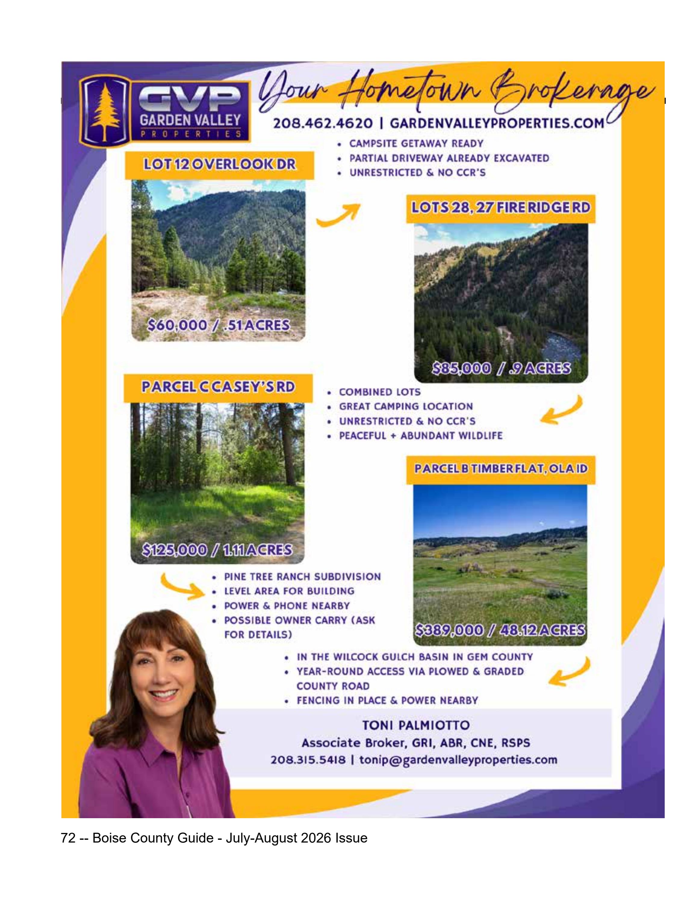 Boise County Guide page 72